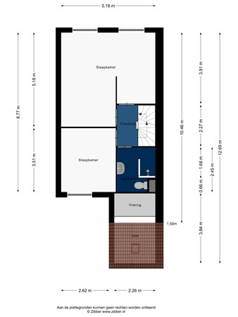 Floorplan - Heinsiuslaan 18, 2353 SJ Leiderdorp