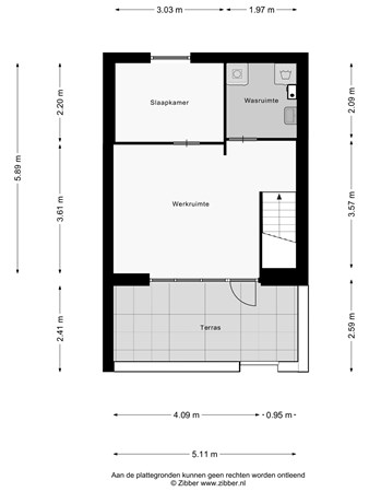 Floorplan - Harriët Freezersingel 8, 2331 SC Leiden