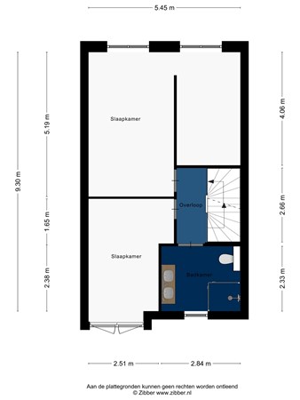 Floorplan - Sterreschans 651, 2342 BR Oegstgeest