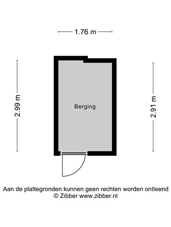 Floorplan - Corantijnstraat 26, 2315 VR Leiden