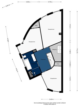 Floorplan - Maria Rutgersweg 82, 2331 NX Leiden