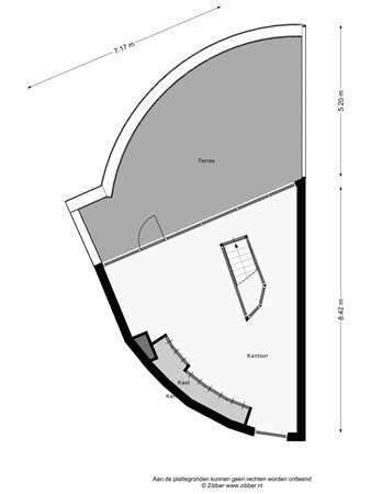 Floorplan - Maria Rutgersweg 82, 2331 NX Leiden