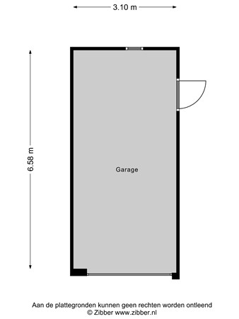 Floorplan - Maria Rutgersweg 82, 2331 NX Leiden