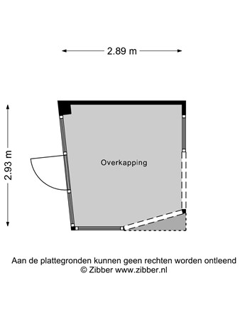 Floorplan - Maria Rutgersweg 82, 2331 NX Leiden