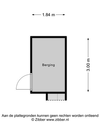 Floorplan - Schoonzicht 28, 2342 CD Oegstgeest