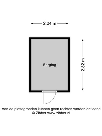 Floorplan - Vera Bondamstraat 12, 2331 KL Leiden