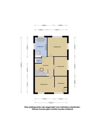 Floorplan - Oude Rijnsburgerweg 94, 2342 BC Oegstgeest