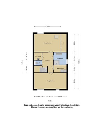 Floorplan - Oude Rijnsburgerweg 94, 2342 BC Oegstgeest