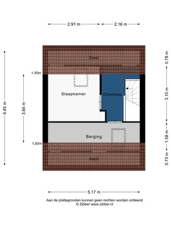 Floorplan - Esther de Boer-van Rijkstraat 19, 2331 HH Leiden
