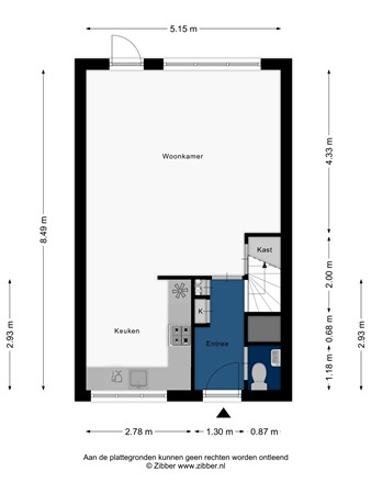 Floorplan - Rie Cramerlaan 33, 2331 LA Leiden