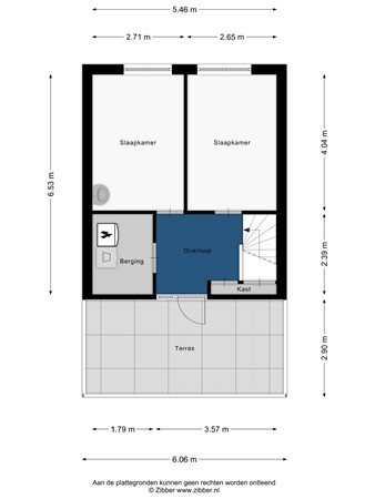 Floorplan - Annie van Hattemstraat 23, 2331 MP Leiden