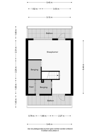 Floorplan - Guurtje Riemenshof 3, 2331 SH Leiden