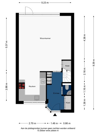 Floorplan - Truus Smuldersstraat 2, 2331 GJ Leiden