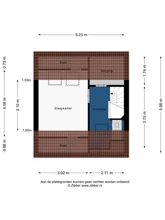 Floorplan - Truus Smuldersstraat 2, 2331 GJ Leiden