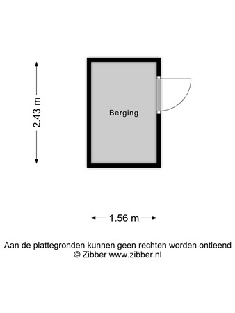 Floorplan - Lotte Beesestraat 39, 2331 KG Leiden
