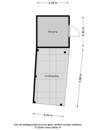 Floorplan - Henriëtte van der Meystraat 42, 2331 SE Leiden