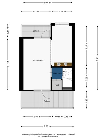 Floorplan - Rie Cramerlaan 3, 2331 LA Leiden