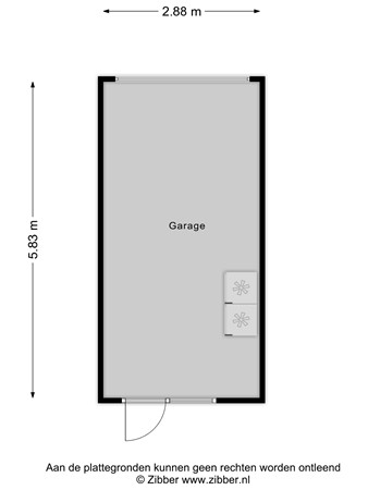 Floorplan - Van Swietenstraat 50, 2381 TP Zoeterwoude