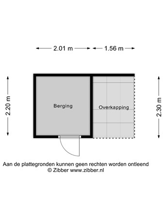 Floorplan - Nannie van Wehlstraat 6, 2331 GB Leiden