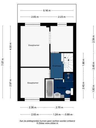 Floorplan - Van Hillepad 10, 2331 ET Leiden