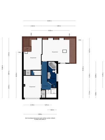 Floorplan - Rijndijk 142, 2331 AJ Leiden