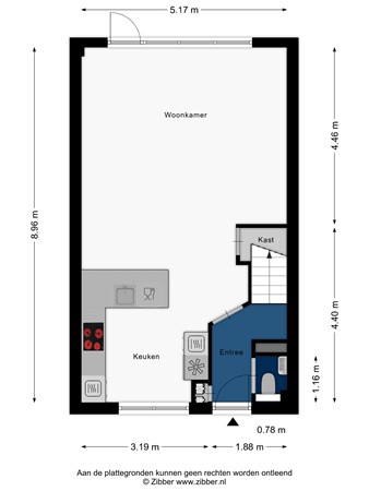 Floorplan - Helena Verburgstraat 40, 2331 DZ Leiden