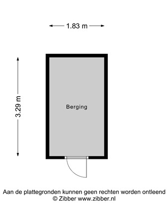 Floorplan - Louise Wentstraat 28, 2331 NM Leiden