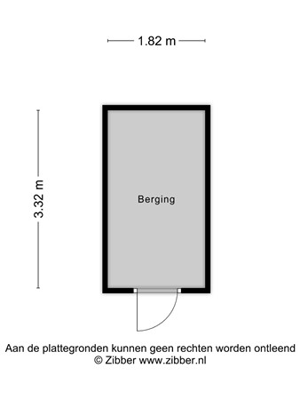 Floorplan - Elisabeth Baeldestraat 17, 2331 NN Leiden
