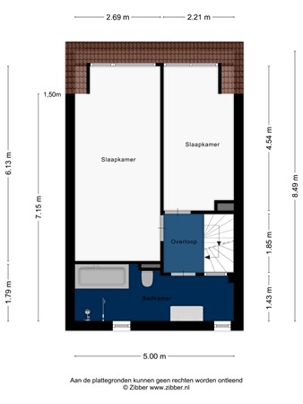 Floorplan - Stevenshofdreef 111, 2331 CC Leiden