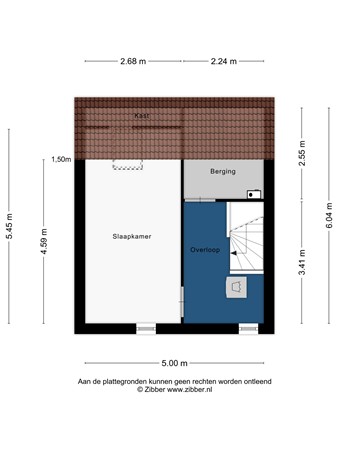 Floorplan - Stevenshofdreef 111, 2331 CC Leiden