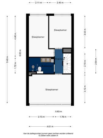 Floorplan - Bolpraamwerf 7, 2317 ED Leiden