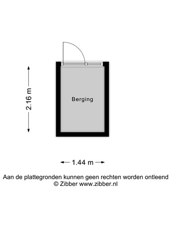 Floorplan - Bachstraat 170, 2324 GR Leiden