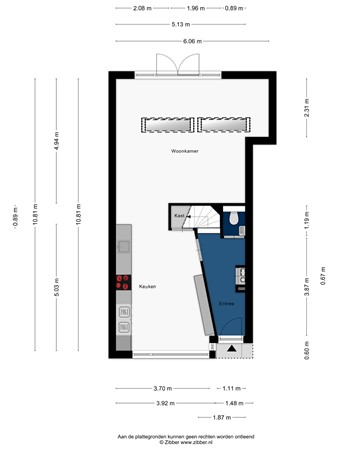 Floorplan - Meerburglaan 36, 2353 VZ Leiderdorp