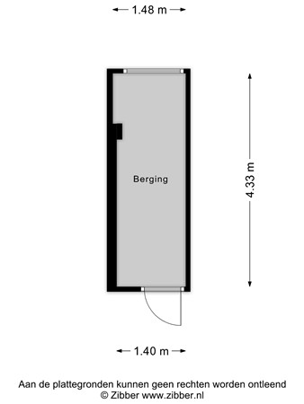 Floorplan - Jacques Urlusplantsoen 110, 2324 LE Leiden