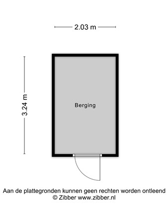 Floorplan - Johanna Westerdijkstraat 12, 2331 MZ Leiden