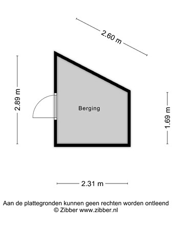 Floorplan - Annie Romeinsingel 48, 2331 SV Leiden
