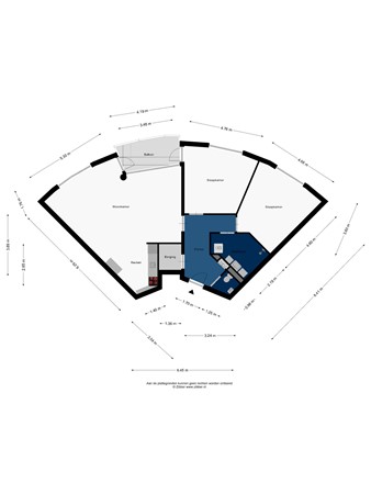 Floorplan - Alexander Dubčekplaats 33, 2332 HX Leiden