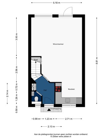 Floorplan - Beppy Nooijstraat 20, 2331 HV Leiden