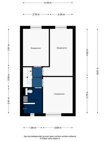 Floorplan - Beppy Nooijstraat 20, 2331 HV Leiden