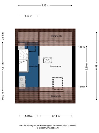 Floorplan - Beppy Nooijstraat 20, 2331 HV Leiden