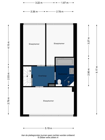 Floorplan - 't Hert 174, 2266 NL Leidschendam