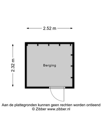 Floorplan - Clara Visserplaats 15, 2331 BN Leiden