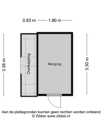 Floorplan - Anne Frankweg 20, 2331 GN Leiden