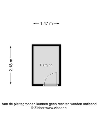 Floorplan - Bachstraat 156, 2324 GP Leiden