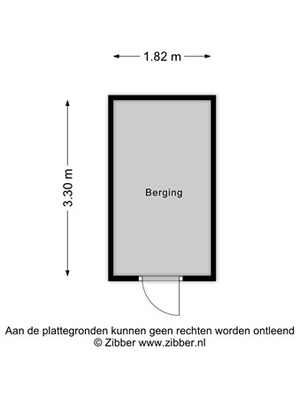 Floorplan - Louise Wentstraat 36, 2331 NM Leiden