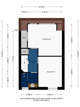 Floorplan - Truus Wijsmullerpad 7, 2331 GR Leiden