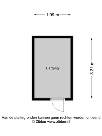 Floorplan - Mimi Boesnachstraat 34, 2331 JN Leiden