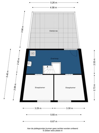 Floorplan - Margaret Staalstraat 20, 2331 MS Leiden