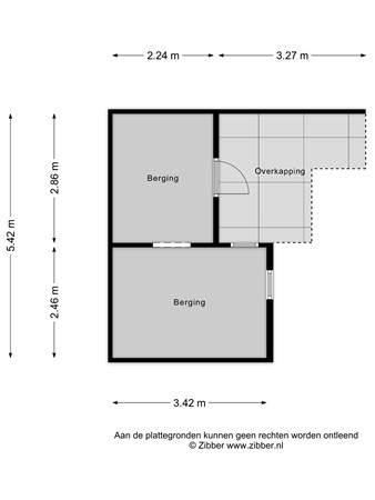 Floorplan - Harriët Freezersingel 36, 2331 SC Leiden