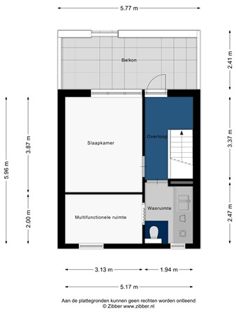 Floorplan - Harriët Freezersingel 36, 2331 SC Leiden